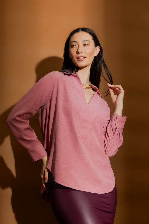Blush Brit Blogger Shirt