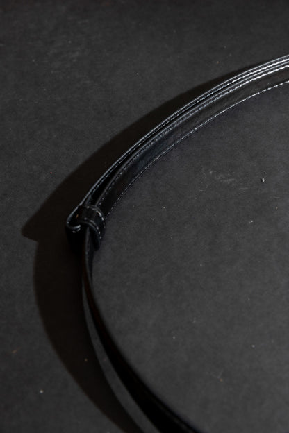 Black Gold Hook Belt Black O/S