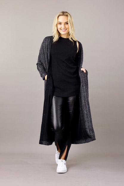 Black Shan Rib Cami - SALE
