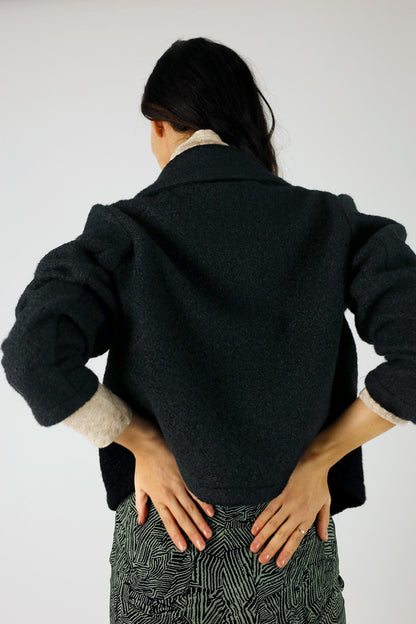Black Soft Crop Jacket - FINAL SALE