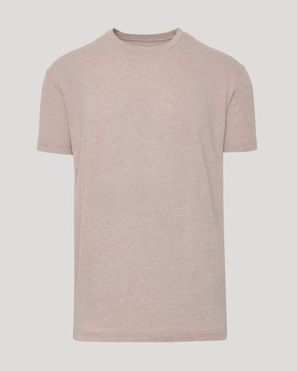 Light Heather Slate Mauve Classic Crew Neck