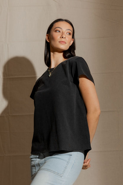Black Washed Classic T-Shirt
