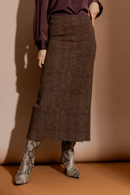 Animal Maxi Skirt