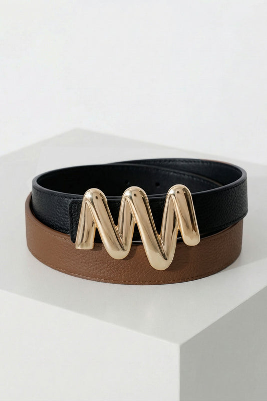 Black/Brown MM Belt 2 Pack