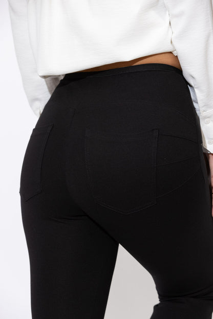 Black Ponte Classic Flare Miracle Pant