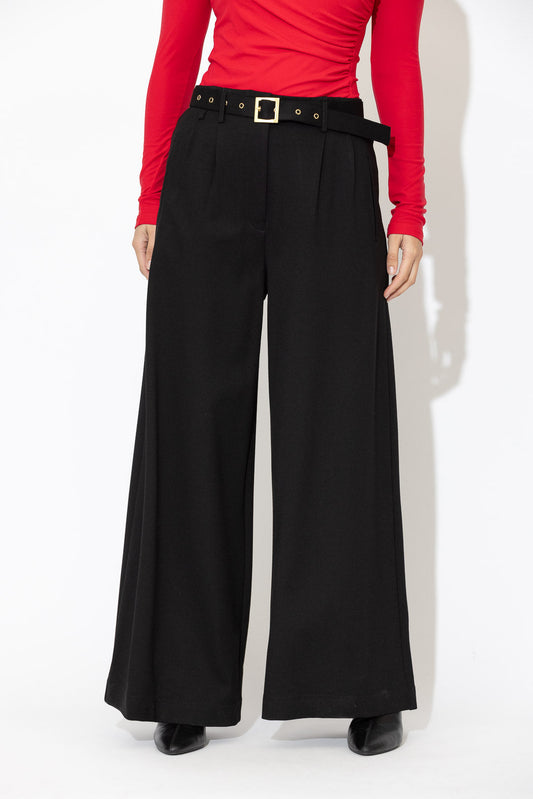 Black Ponte Baggy Pant