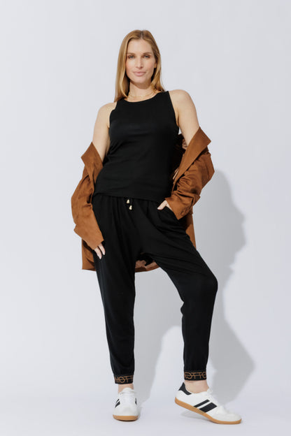 Black Tencel Cami