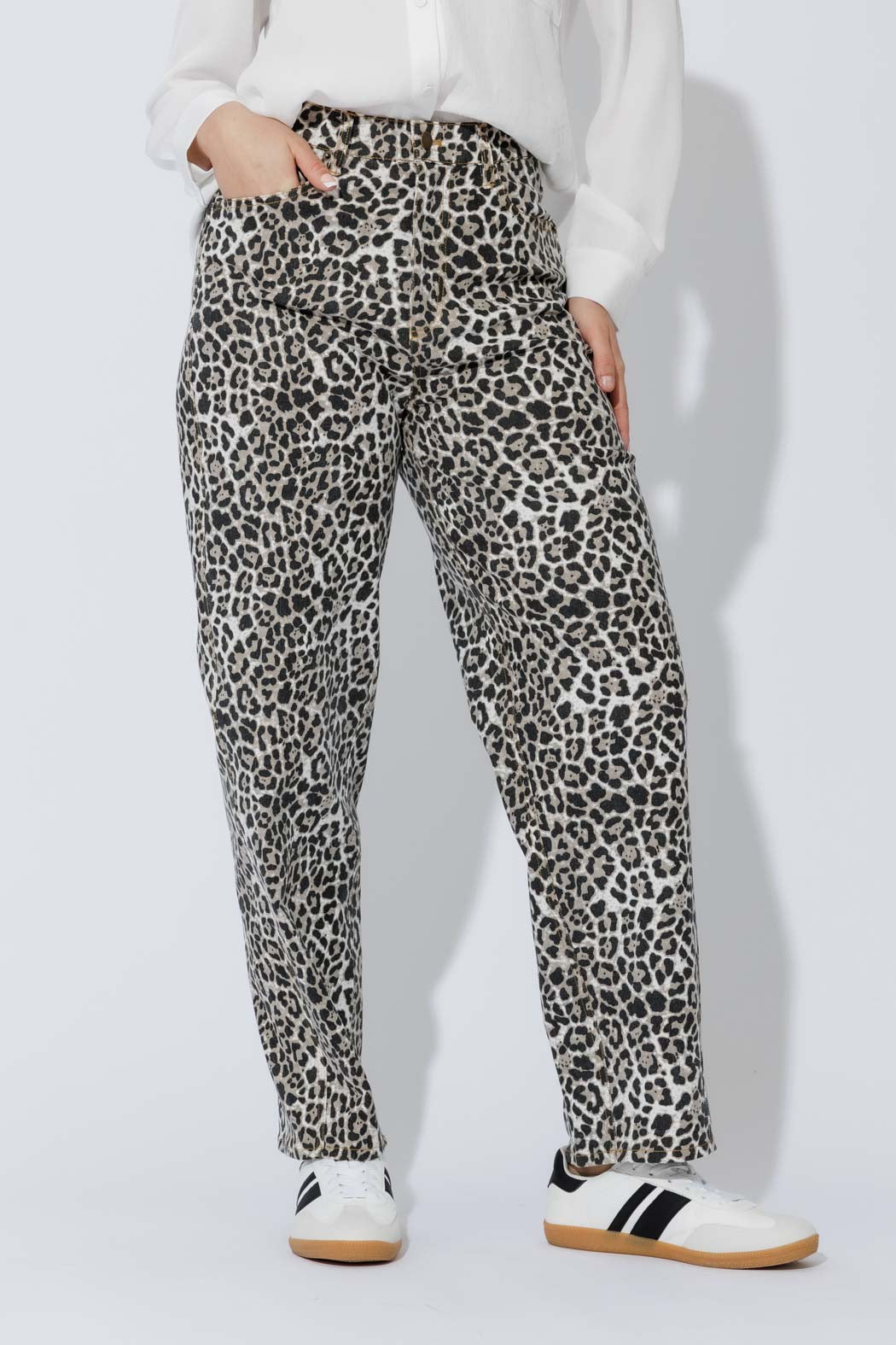Animal Denim Barrel Jean