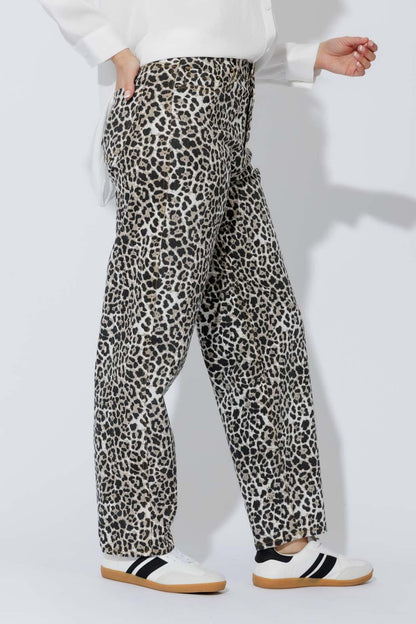 Animal Denim Barrel Jean