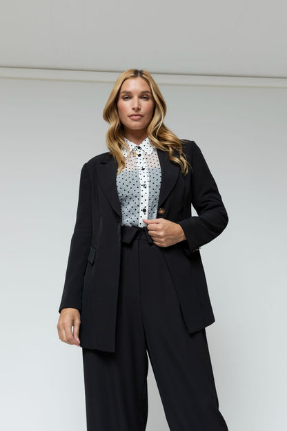 Black Euro Blazer