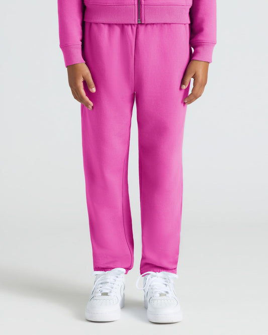 Girls Electric Fuchsia Relaxed Joggers