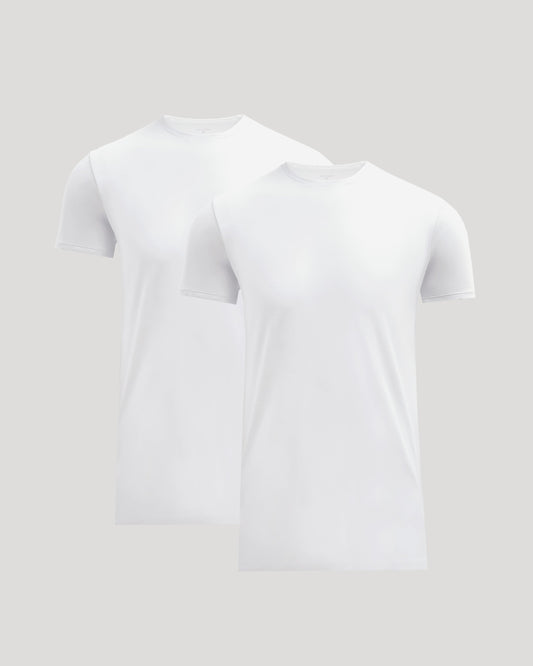 Tall Pima Cotton Blend Crew 2-Pack