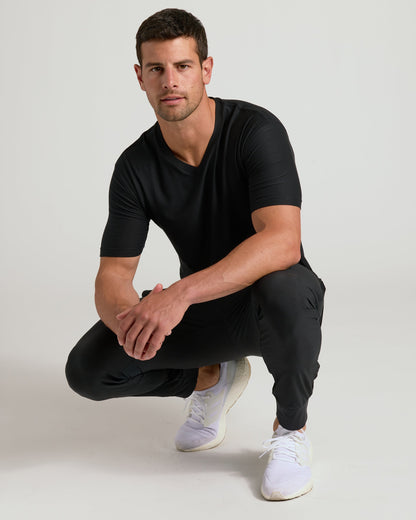 Black Active V-Neck 3-Pack