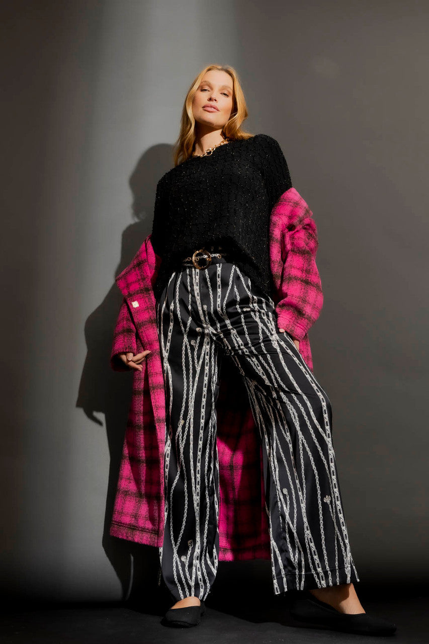 Black Knit Bell Top