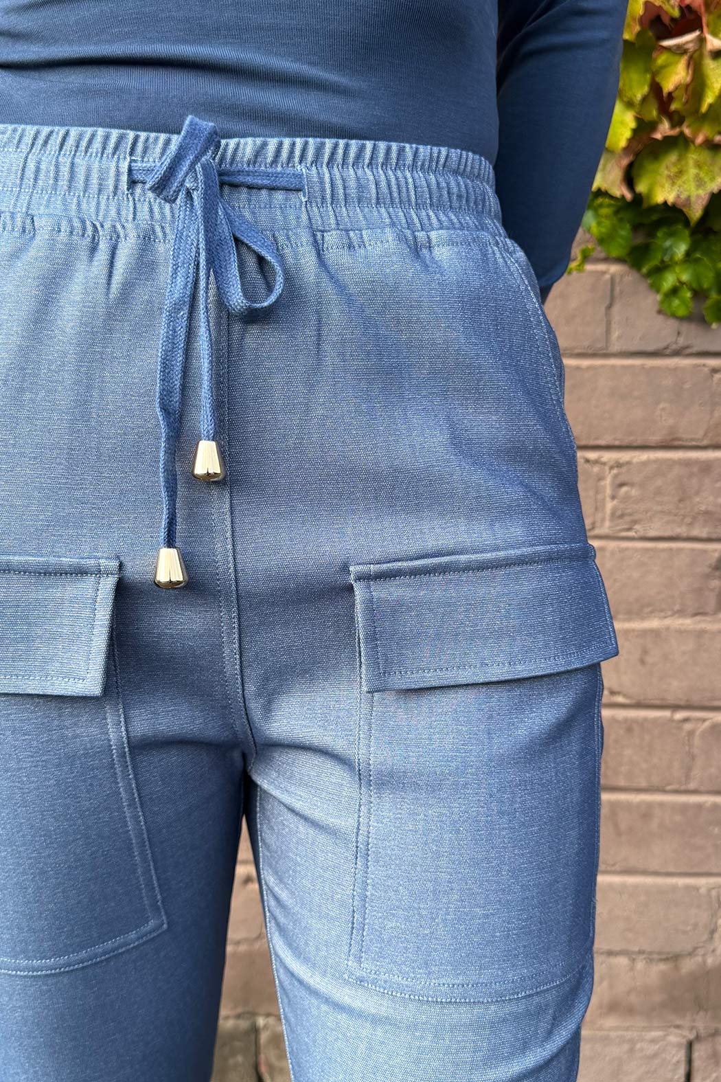 Chambray Cargo Pant