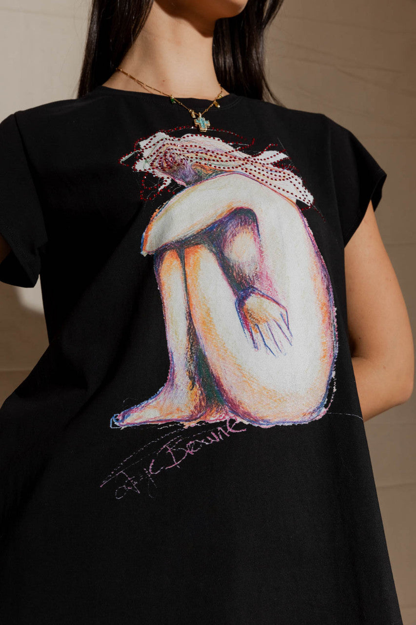 Black Madam Cassandra T-Shirt