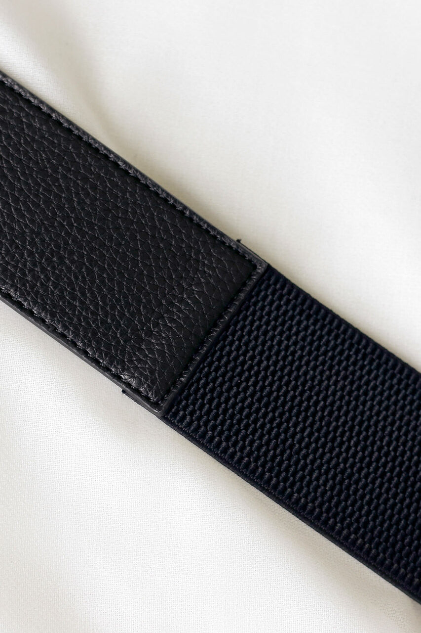 Black Diamante Belt